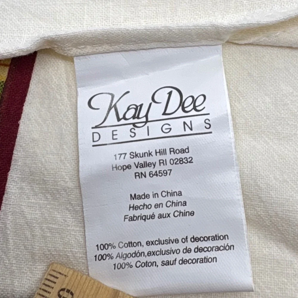 Kay Dee Designs Kitchen Towel Sunflower Birds Bees Cotton FarmhouseDecor Vintage